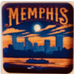 Ornament Spirit Of Memphis Ast