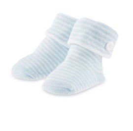 Striped Button Baby Socks