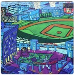 #45 NIGHT AT AUTOZONE PARK PRINT BY DAVID LYNCH