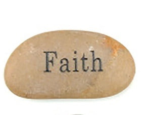 Engraved River Rocks Word Stones