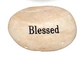 Engraved River Rocks Word Stones