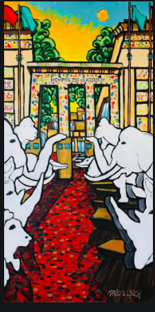 #14 Monkeying Around At The Memphis Zoo Print David Lynch