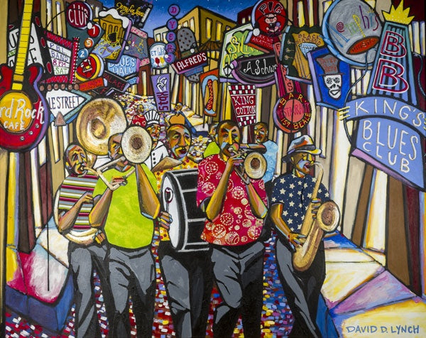 #29 A Night On Beale Street Print David Lynch