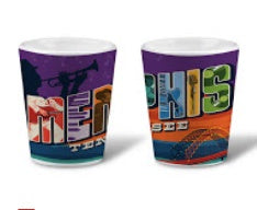 Shot Glass Spirit of Memphis