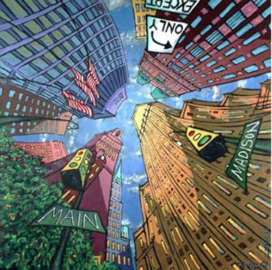 #16 Around Town Print David Lynch