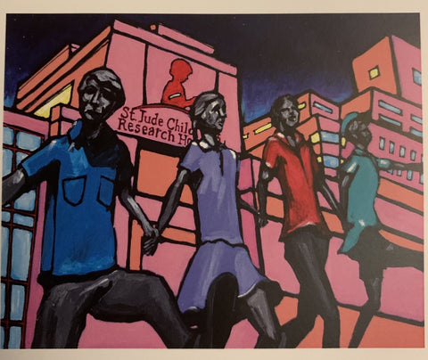 #110 St Jude Print David Lynch