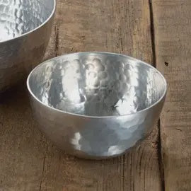 4.25" Hammered Silver Small Bowl