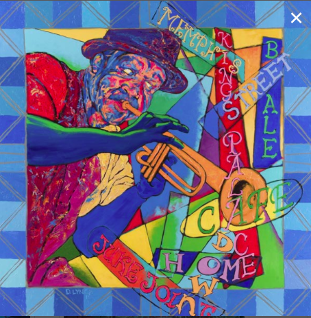 #31 Signs Of The Blues On Beale Street Print David Lynch