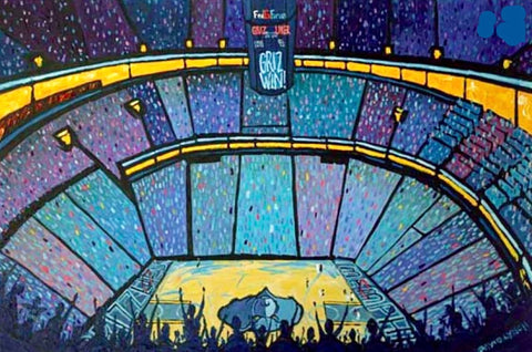 #36 Grizz Win Print David Lynch