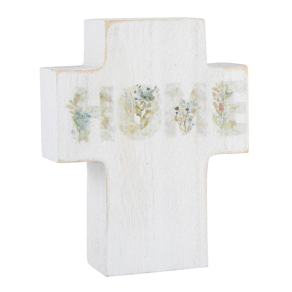 Wood Cross Inspirational Words