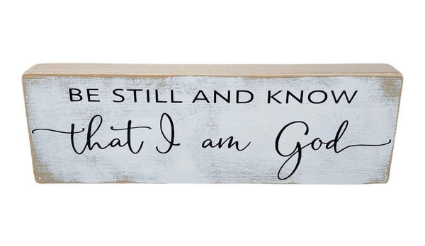 Inspirational Faith Sticks (rustic wood)