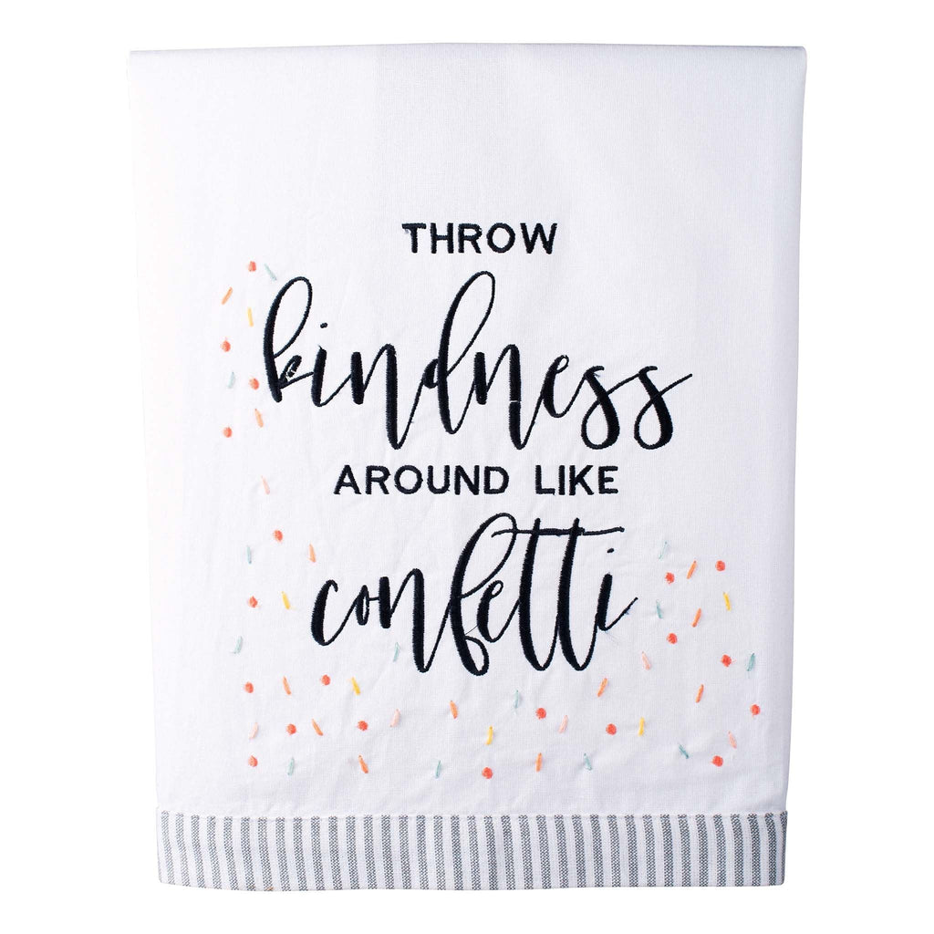 Throw Kindness Confetti Tea Towel