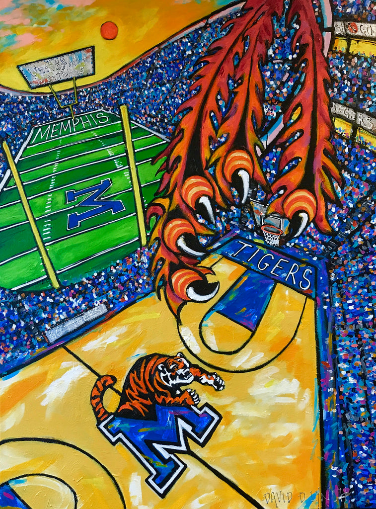 Memphis Tiger Town 2.0 David Lynch Go Tigers 901 U of M Memphis