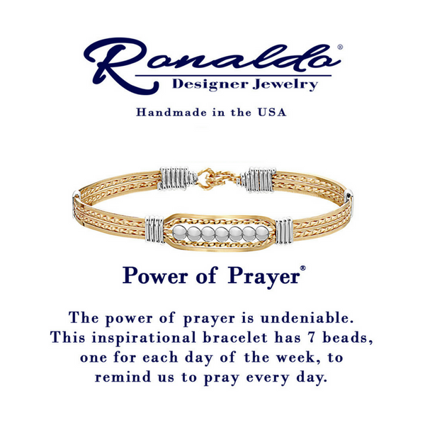 Power of Prayer WIDE Ronaldo bracelet