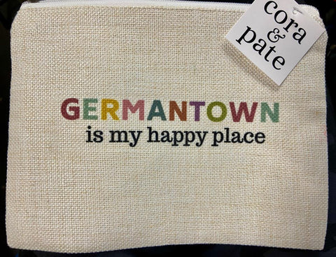 Germantown Is My Happy Place Cosmetic Bag