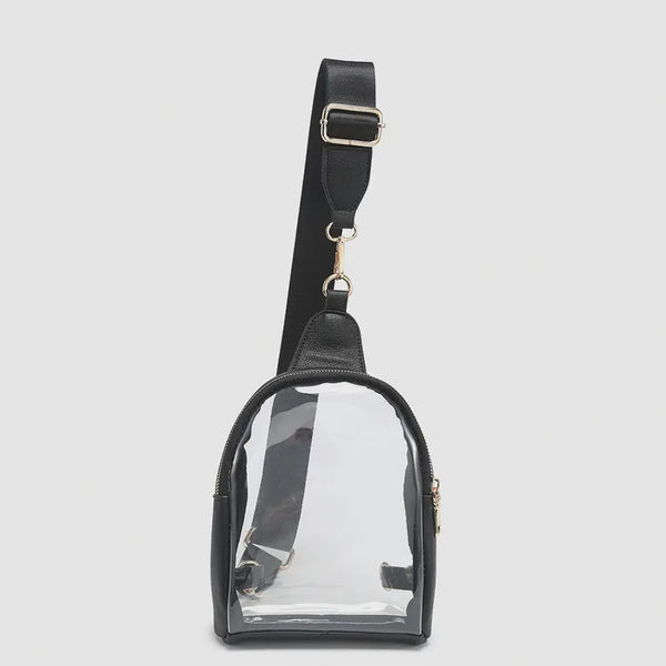 Ellen Clear Sling Bag w/ Removable Guitar Strap