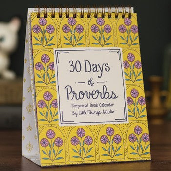 30 Day Perpetual Desk Calendar