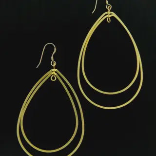 Double Teardrop Earrings