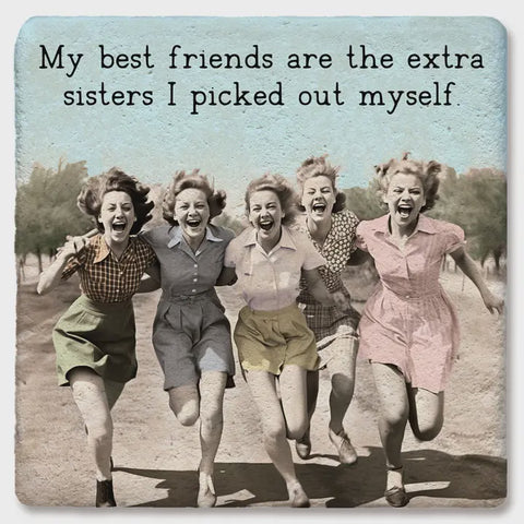 Best Of Friends Ceramic Coasters