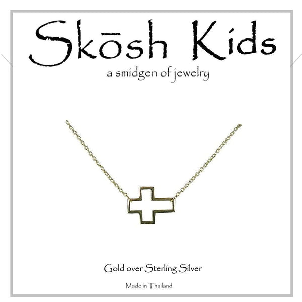 Kids Open Cross Necklace