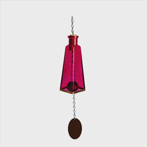 Wind Chimes Glass Pyramid Shaped