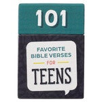 101 Favorite Bible Verses for Teens Teal Blue Box of Blessings