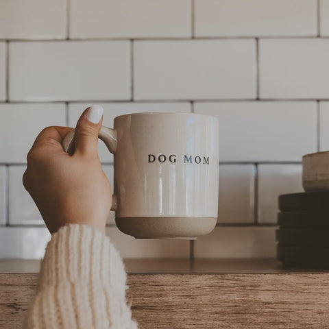 Dog Mom Stoneware Mug