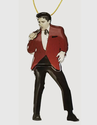 Elvis Ornament Red Jacket