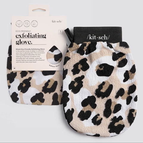 Eco friendly Exfoliating Leopard Glove