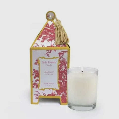 Grapefruit Du Soleil Classic Toile Mini Pagoda Box Candle
