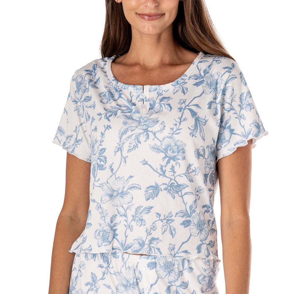 Spill The Tea Ribbed Top Hello Mello