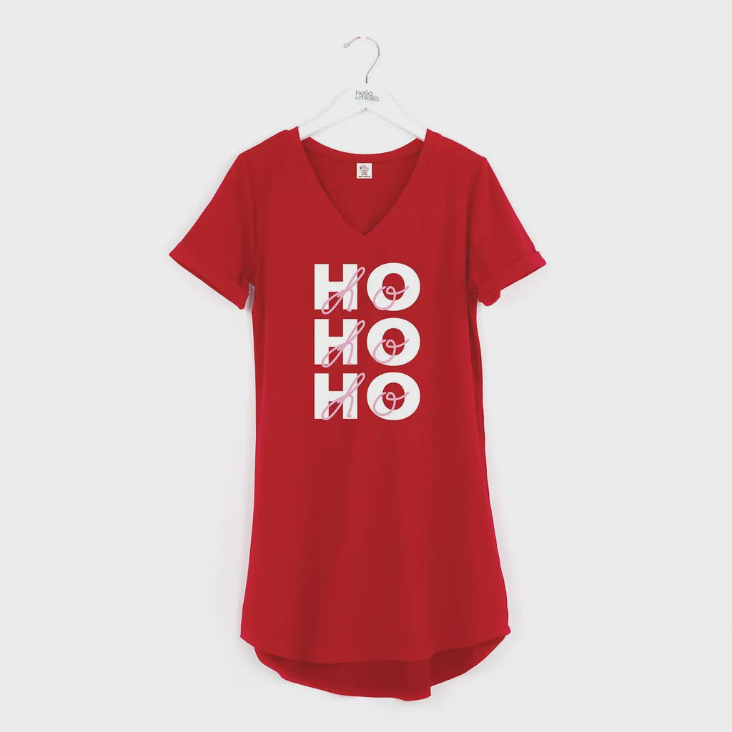 Ho Ho Ho Sleep Shirt Hello Mello