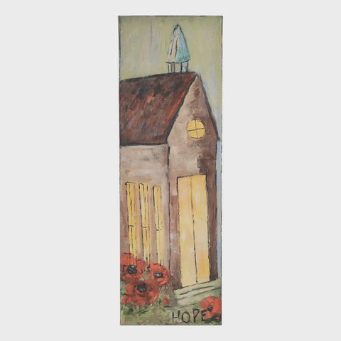 Hope Church Canvas 12x36