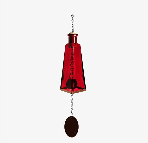 Wind Chimes Glass Pyramid Shaped