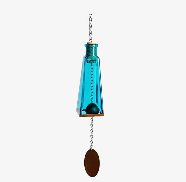Wind Chimes Glass Pyramid Shaped