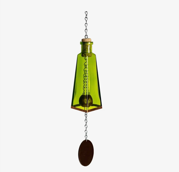 Wind Chimes Glass Pyramid Shaped