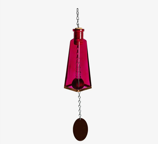 Wind Chimes Glass Pyramid Shaped
