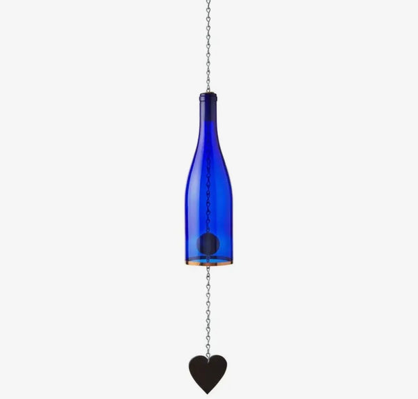 Wine Bottle Lantern with Votive Candle Holder