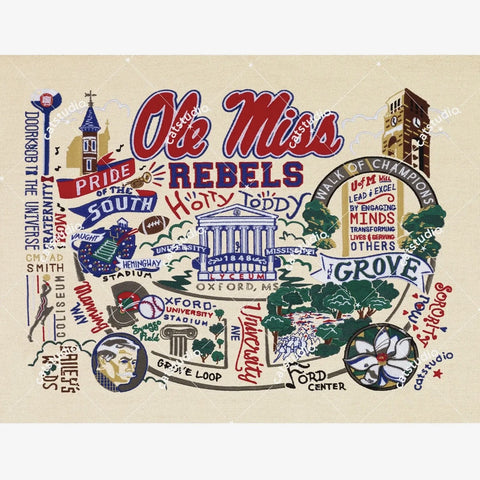 Ole Miss University of Mississippi Fine Art Print