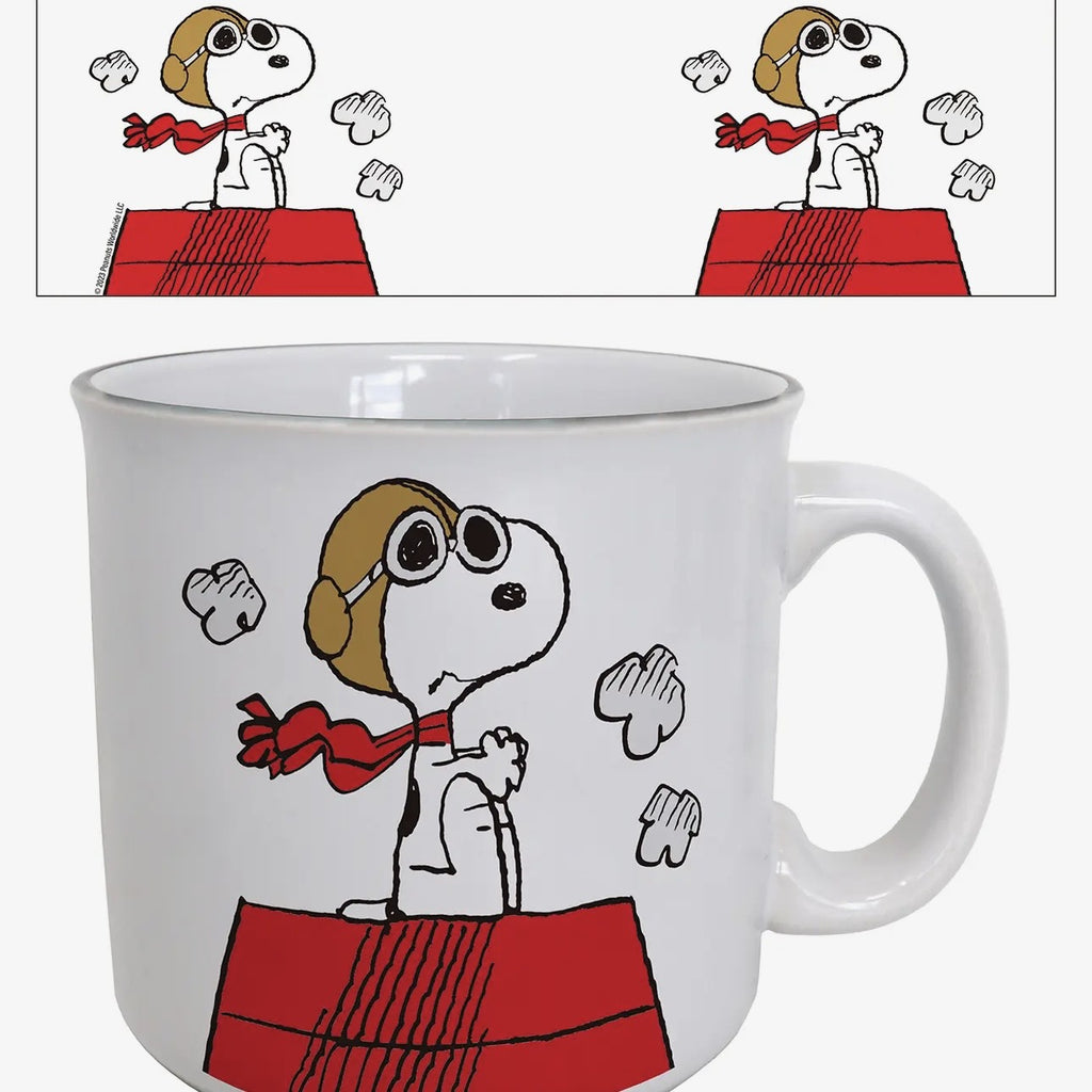 Snoopy Flying Ace Dog House Mug