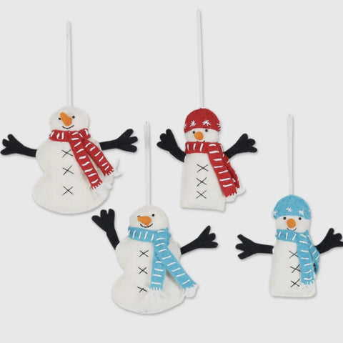 Felt Ornament Snowman