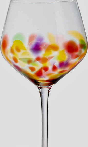 Mexican Confetti Wine Glass