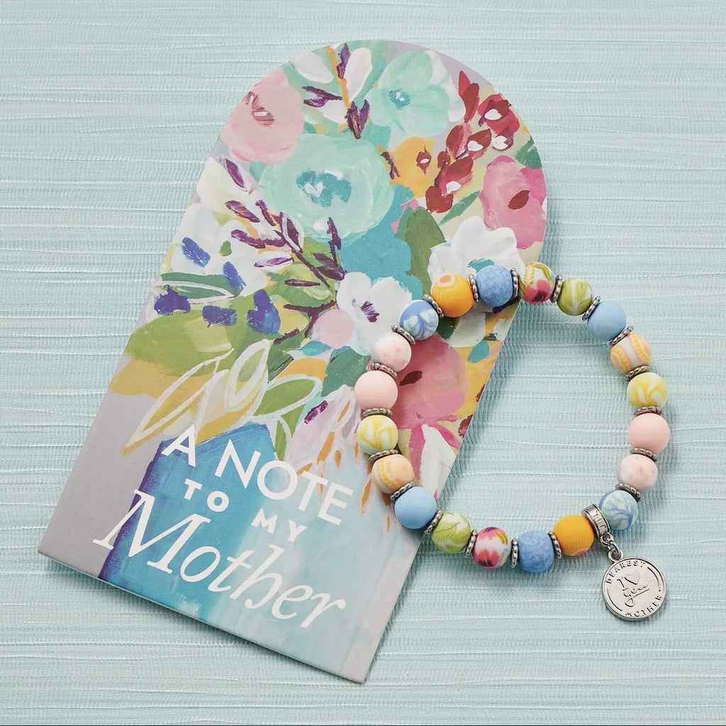 A note to my mother wrist keychains