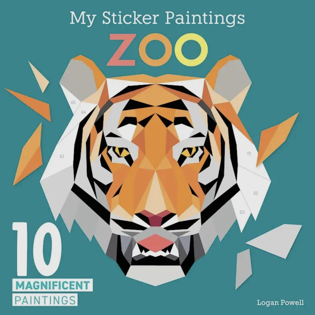 Activity Book Sticker Paintings Zoo