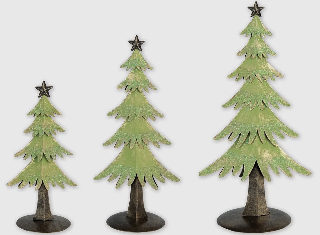 Merry & Bright Evergreen Table top Trees