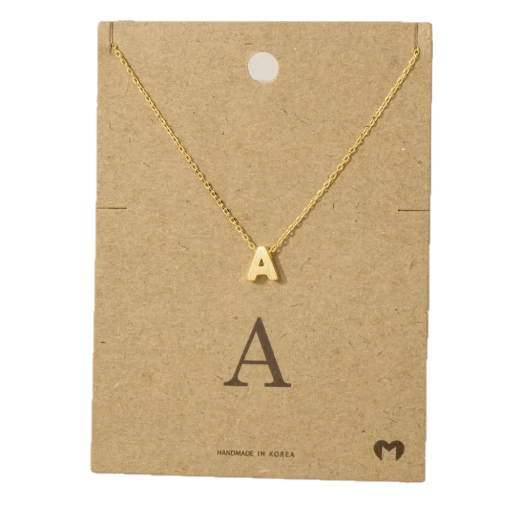 Initial Pendant Necklace