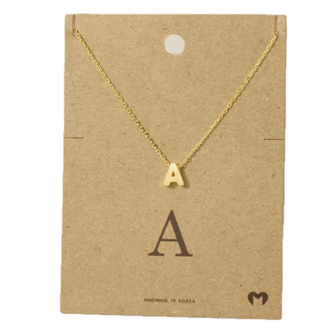 Initial Pendant Necklace