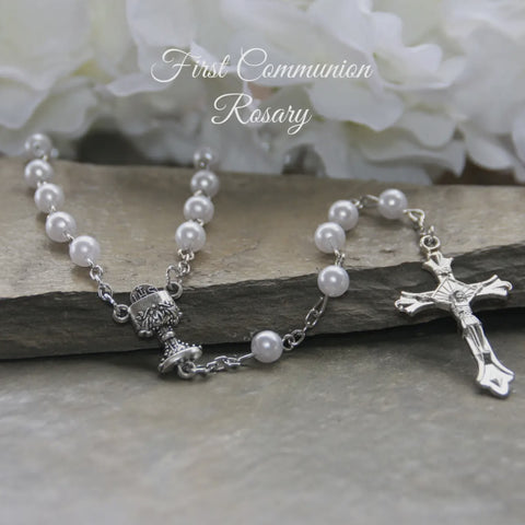 Fist Communion Rosary CJ-390