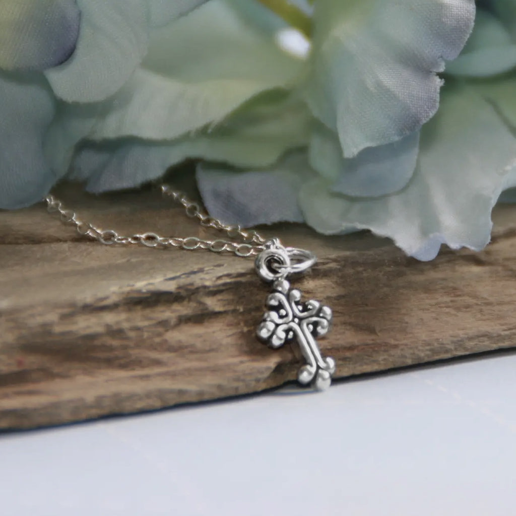 Sterling silver Cross Dainty Necklace STG-122