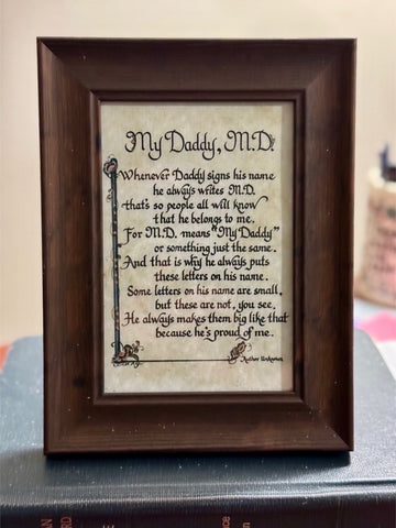 "My Daddy MD"